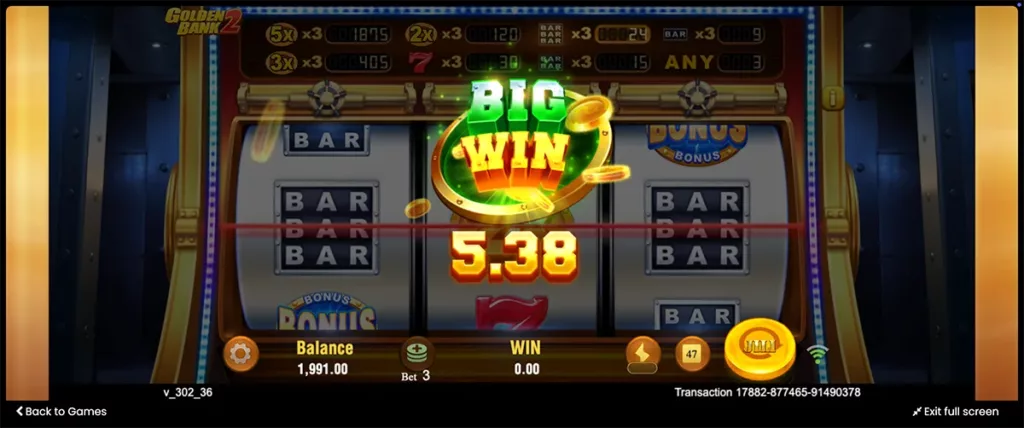 Golden Bank 2 Bigwin